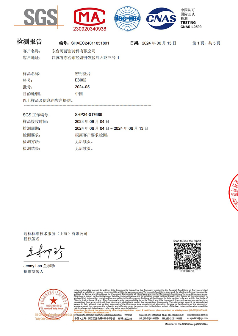 E8002-密封垫片塑化剂检测报告-2024